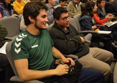 Estudiantes asistentes a la charla