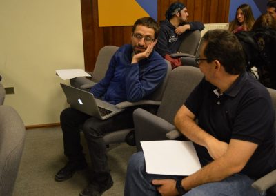 Los docentes del DIICC Guillermo Cabrera y Roberto Asín