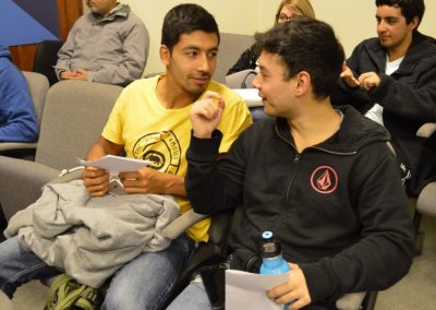 Alumnos participando de la actividad