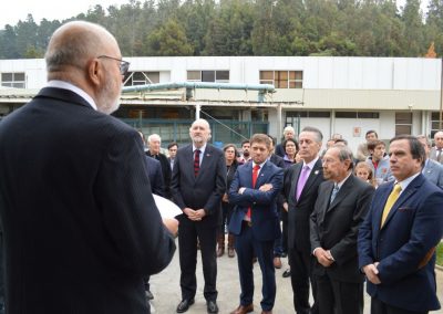Palabras del Director del Depto. de Ingeniería Metalúrgica, Froilán Vergara.