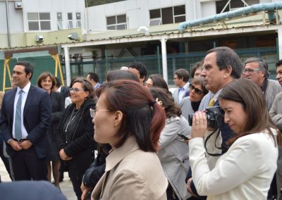 Asistentes a inauguración Planta Piloto.