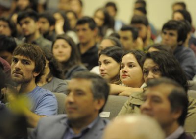 Público de la charla