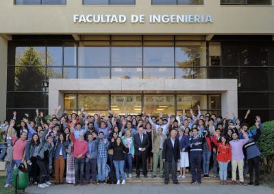 Foto de finalización de la charla del Dr. Scott Fogler