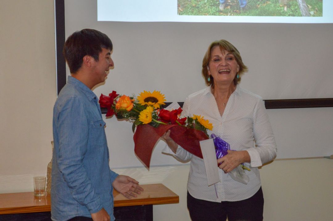 Profesora María Angélica Pinninghoff se despide de la FI UdeC con masiva clase magistral