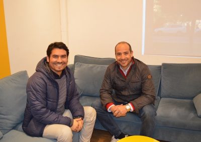 Mauricio Pradena y Angiello Zaffirio.
