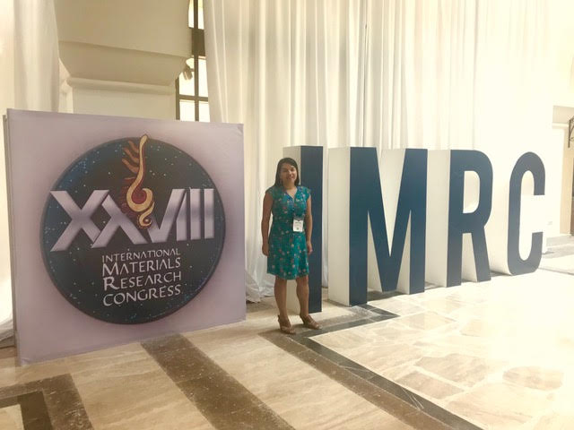 Docente Katherina Fernández participó en Congreso Internacional de Investigación en Materiales