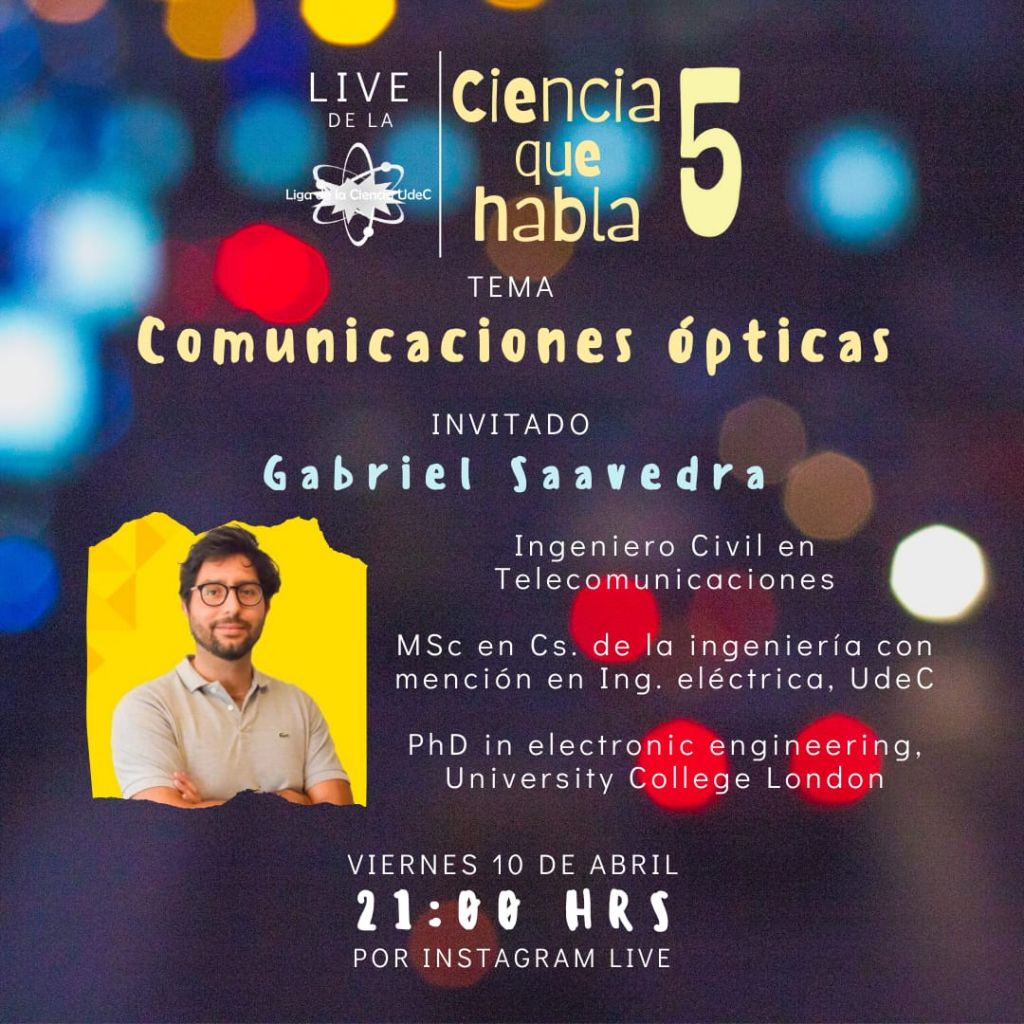 Comunicaciones ópticas fue tema principal en “Ciencia que habla”