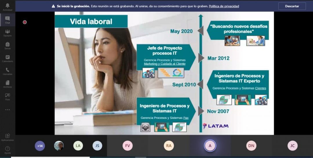 Con interesantes charlas virtuales en diferentes temas el DIICC sigue fortaleciendo el vínculo con sus estudiantes