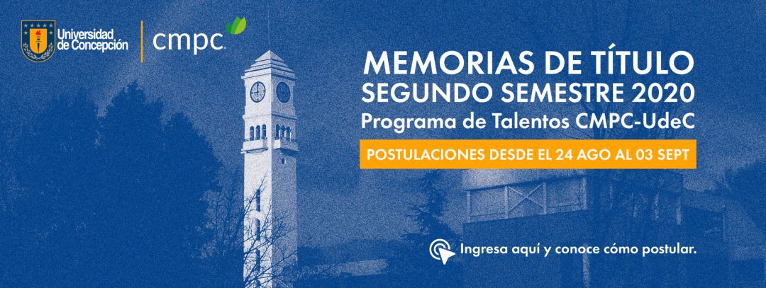 Ya están abiertas las postulaciones al Programa de Memorias de Título con CMPC