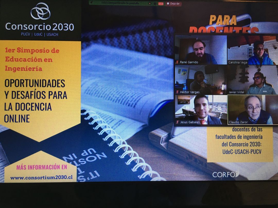 Evaluación, laboratorios y nuevas estrategias fueron abordadas en encuentro "Oportunidades y Desafíos para la Docencia Online"