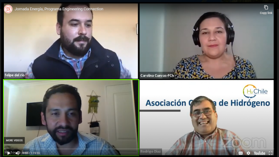 Charla de Engineering Connection reunió a profesionales, estudiantes y académicos/as en torno a energía, tecnología e innovación para una matriz energética sustentable
