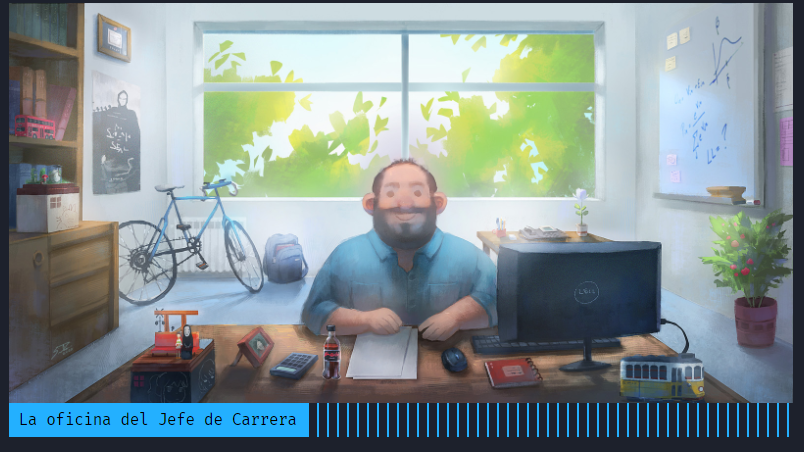 Oficina virtual del profesor Sebastián Astroza, una original forma de entregar información
