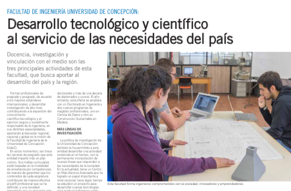 Las facultades de ingeniería viven importantes procesos de cambios