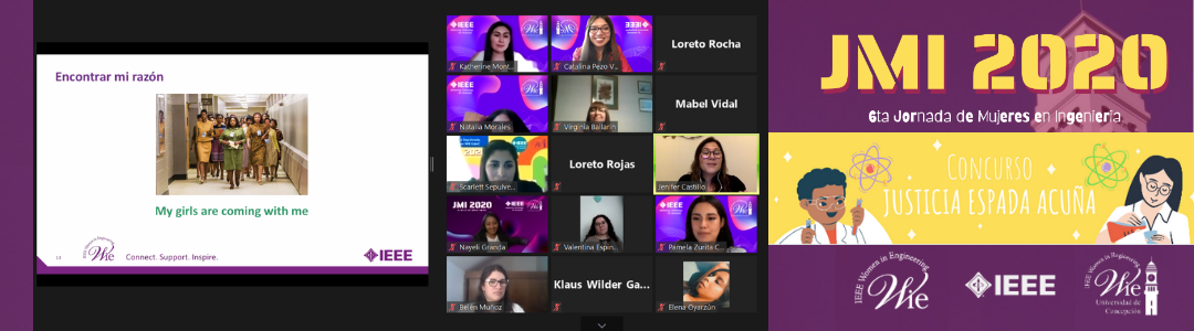 Ingenieras que inspiran y conexión con estudiantes secundarios: JMI 2020 de WIE UdeC