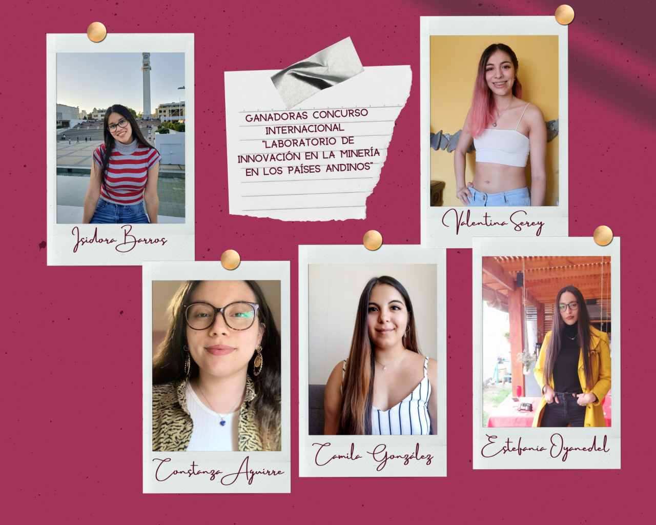 Alumnas de ingeniería obtuvieron primer lugar en concurso internacional sobre innovación en minería