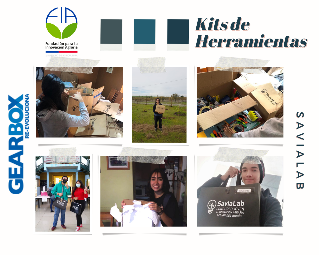 Gearbox realiza entrega de Kits de Herramientas de Savialab para alumnos y docentes